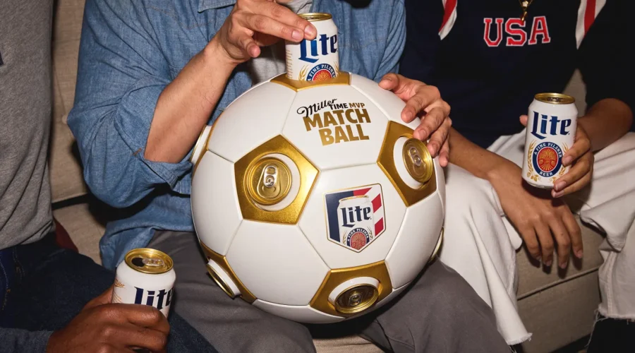 Miller Lite Puts 12-Pack in Soccer Ball for World Cup
